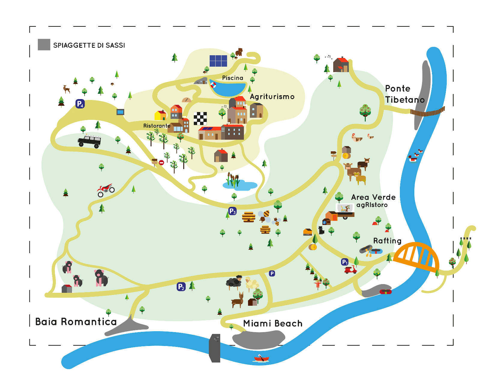 mappa pian di fiume